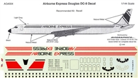 1:144 Airborne Express DC-8's