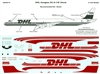 1:144 DHL (cream/maroon cs) Douglas DC-8-71F