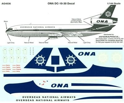 1:144 Overseas National DC-10-30CF