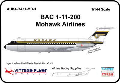 1:144 BAC 1-11-200, Mohawk Airlines (Indian Chief cs)