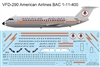 1:144 BAC 1-11-400, with Decal by VFD or AHS/AG