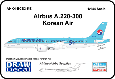 1:144 Airbus A.220-300, Korean Air