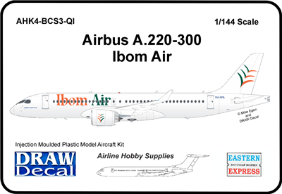 1:144 Airbus A.220-300, Ibom Air