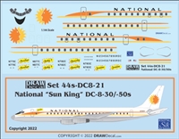 1:144 Douglas DC-8-50, with DRAW Decal