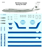 1:100 Worldways Canada Boeing 707-320C