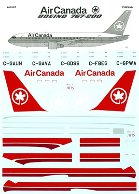 1:100 Air Canada Boeing 767-233