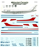 1:144 Wardair Canada Boeing 747-1D1/-2D1B