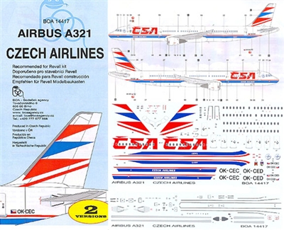 1:144 CSA Czech Airlines Airbus A.321