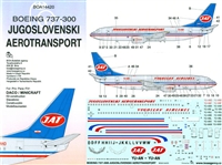 1:144 JAT Yugoslav Airlines Boeing 737-300