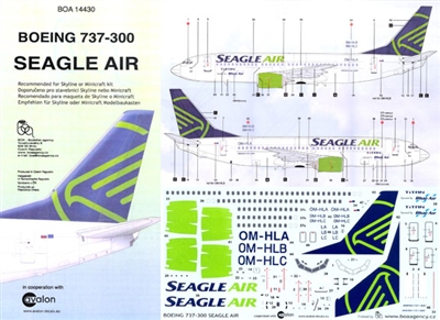 1:144 Seagle Air Boeing 737-300