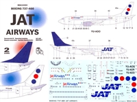 1:144 JAT Airways Boeing 737-400