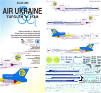 1:144 Air Ukraine Tupolev 154M