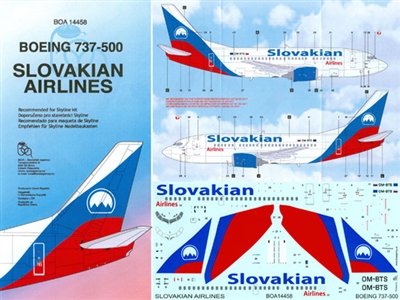 1:144 Slovak Airlines Boeing 737-500