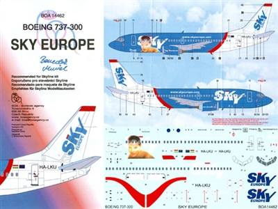 1:144 Sky Europe 'Benedek Muriel' Boeing 737-300