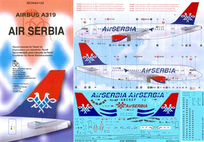 1:144 Air Serbia Airbus A.319
