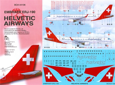 1:144 Helvetic Airways Embraer ERJ-190