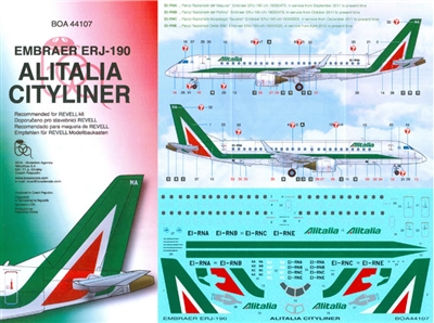 1:144 Alitalia Embraer ERJ-190