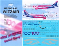 1:144 Wizz Air Airbus A.321 '100th Airbus'