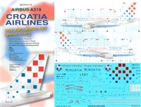 1:144 Croatia Airlines Airbus A.319