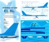 1:144 El Al (early cs) Boeing 757-200