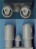 1:144 RR Merlin Engines, C4 Northstar, Canadian Exhaust (was BZ4KEN2)