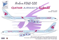 1:144 Airbus A.340-500 Conversion Set, Qatar Airways