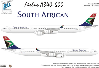 1:144 Airbus A.340-600 Conversion, South African