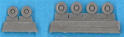 1:144 Wheels, for Tupolev 154 - See BZ4055