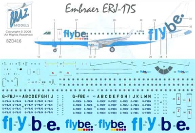 1:144 FlyBE Embraer 175