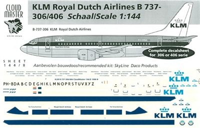 1:144 KLM Boeing 737-300/-400