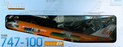 1:144 Boeing 747-100 'Cutaway', Braniff International