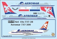 1:100 Aeromar Boeing 737-200