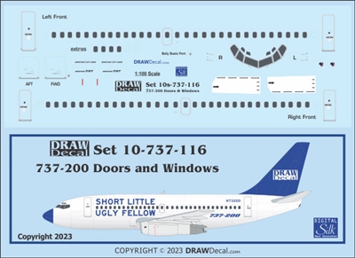 1:100 Doors & Windows, Boeing 737-200