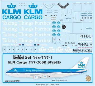 1:100 KLM (earlier cs) Boeing 747-200EUDF
