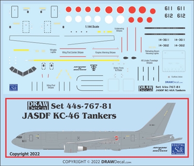 1:100 Japan Self Defence Force Boeing KC-46A  (767-200) Tanker