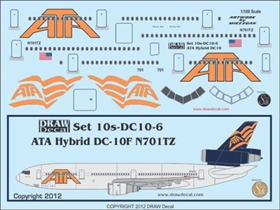 1:100 American Trans Air McDD DC-10-30