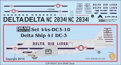 1:100 Delta 'Ship 41' Douglas DC-3