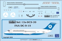 1:120 Federal Aviation Administration Douglas DC-9-15