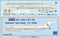 1:200 National Airlines Boeing 727-200