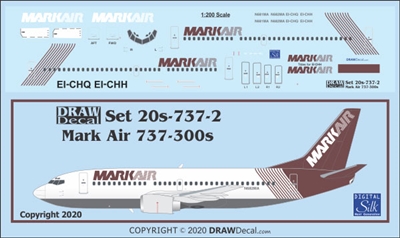 1:200 Mark Air Boeing 737-300 / -400