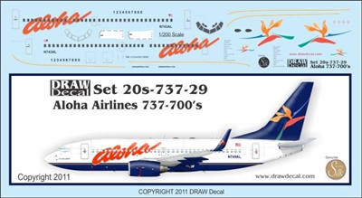 1:200 Aloha Boeing 737-700
