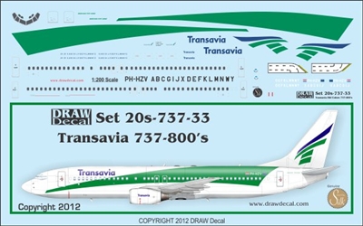 1:200 Transavia Boeing 737-800