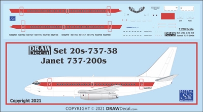 1:200 Janet Boeing 737-200 'Alien Airways'