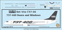 1:200 Boeing 737-400 Doors and Windows