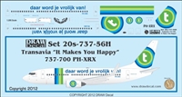 1:200 Transavia Holland 'It Makes you Happy' Boeing 737-700