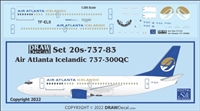 1:200 Air Atlanta Icelandic Boeing 737-300QC