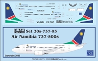 1:200 Air Namibia Boeing 737-500