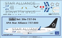 1:200 All Nippon 'Star Alliance' Boeing 737-800(W)