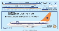 1:200 South African Airways Boeing 737-200