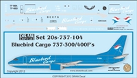 1:200 Bluebird Cargo Boeing 737-300F / -400F